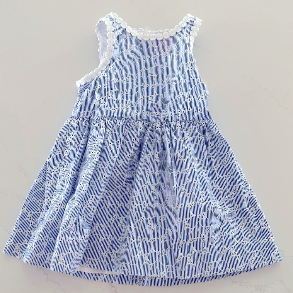 Lilly Pulitzer Mini Tori blue dress size 2T